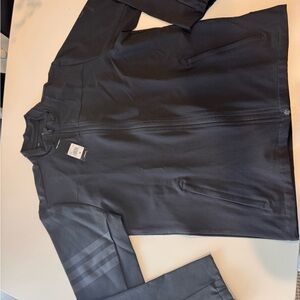 Adidas Charcoal Full-Zip Jacket